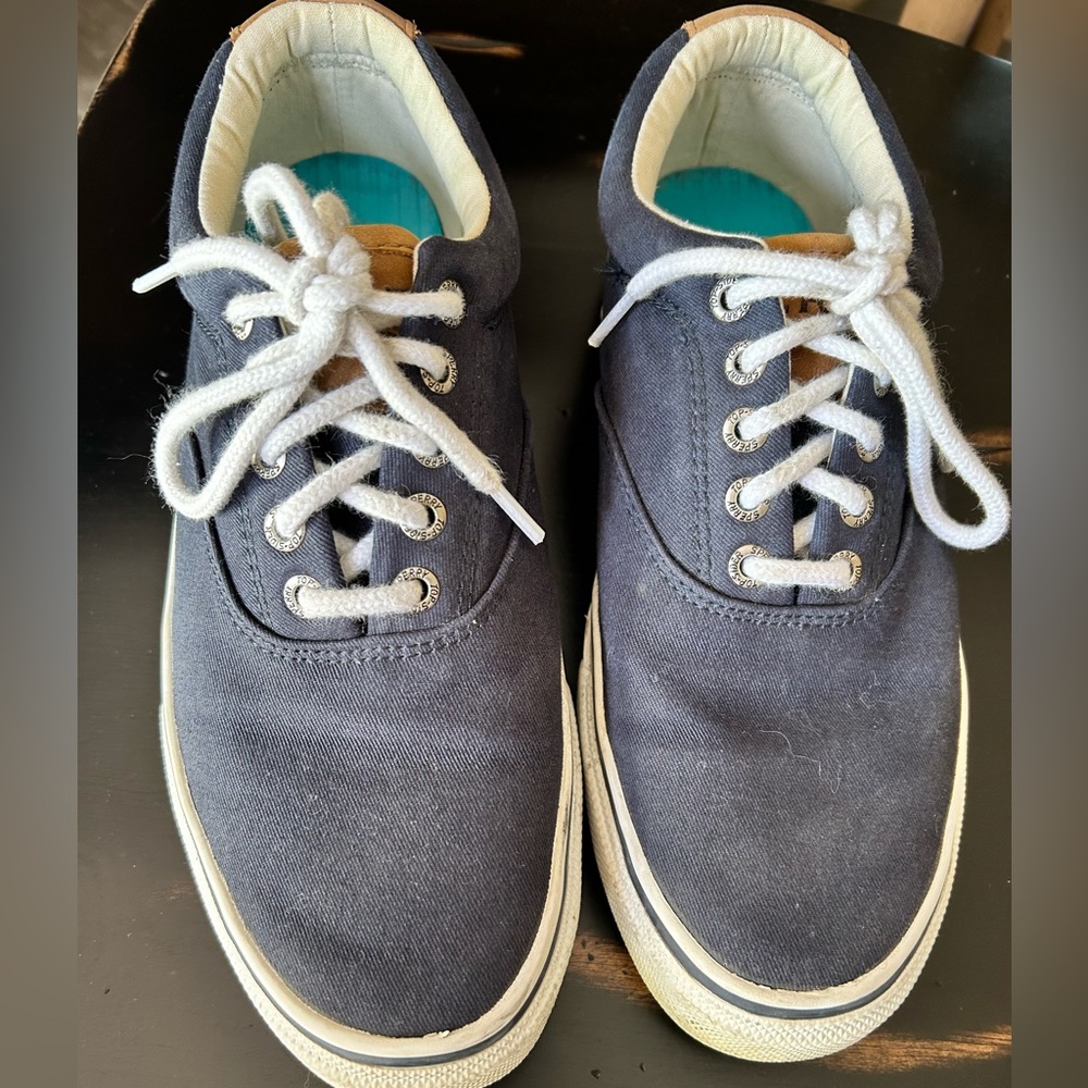 Sperry Topsider mens size 8.5 navy sneakers